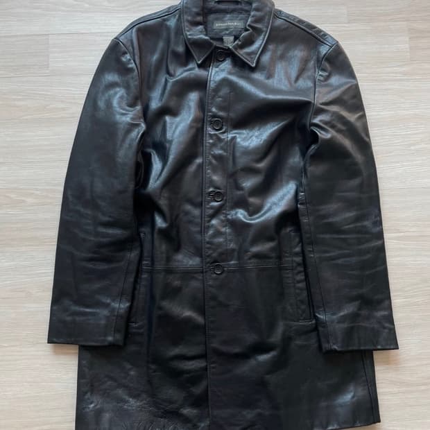 바나나리퍼블릭 레더 카코트