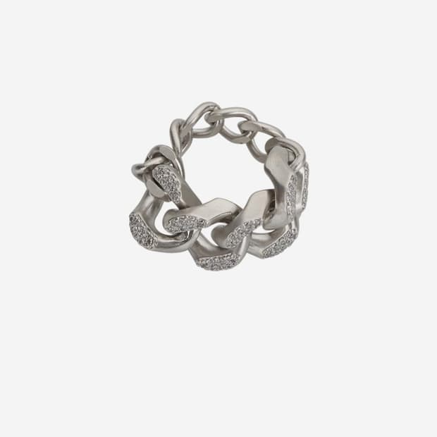 알렌느 METAL CURB CHAIN RING