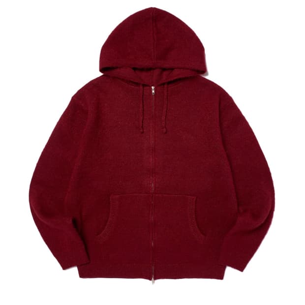 위캔더스 니트 후드집업 M사이즈