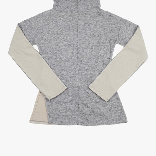 할로미늄 사이드 슬릿후디