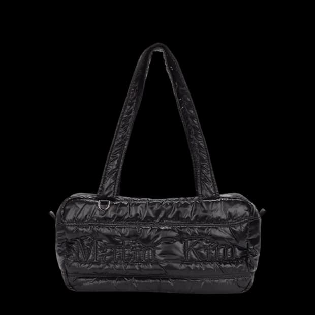 Matin Kim 마뗑킴 로고 스티치 패딩 스퀘어 백 퀼팅 가방