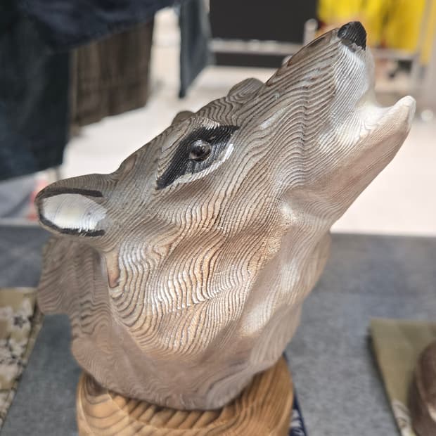 [Dulton] 우드 동물 오브제_늑대