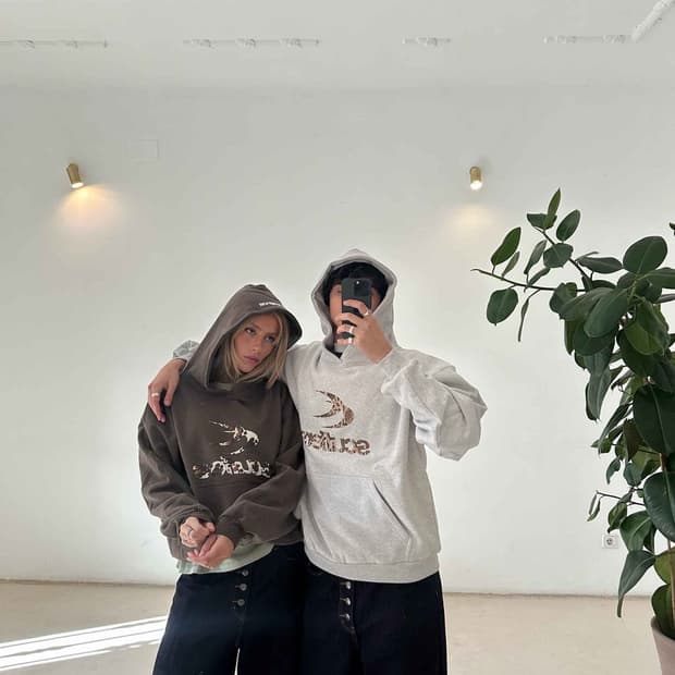 Scuffers 사파리 그레이 후디