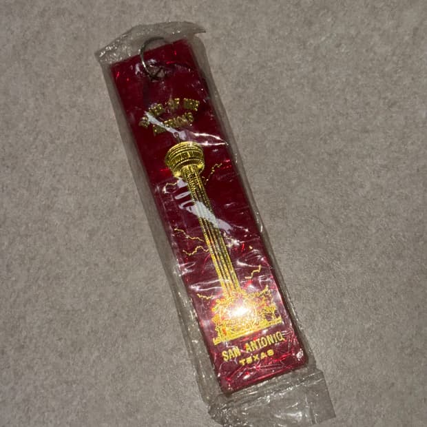 직사각형 빈티지 키링