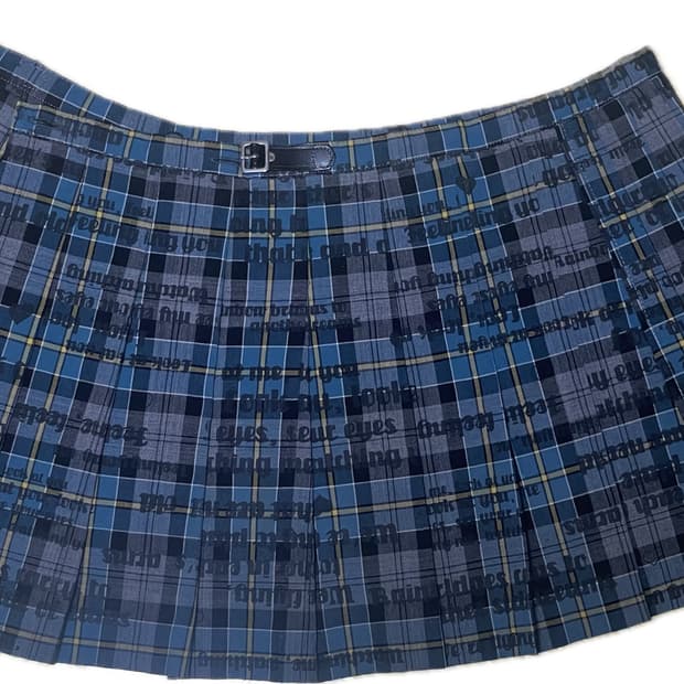 레이어드 벨트 랩스커트