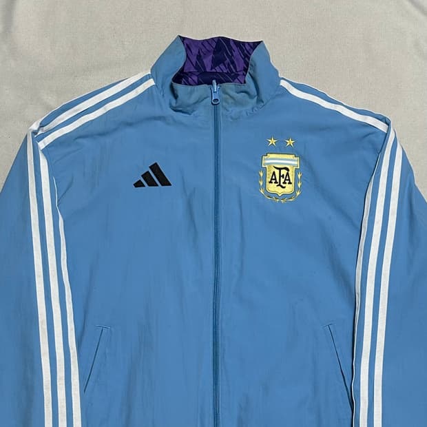 M 아디다스 아르헨티나 리버시블 앤섬 자켓