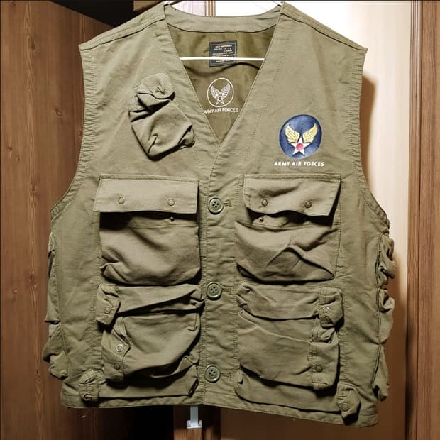 2차대전 C-1 미육군항공대  복각조끼 /서바이벌 베스트/고프코어