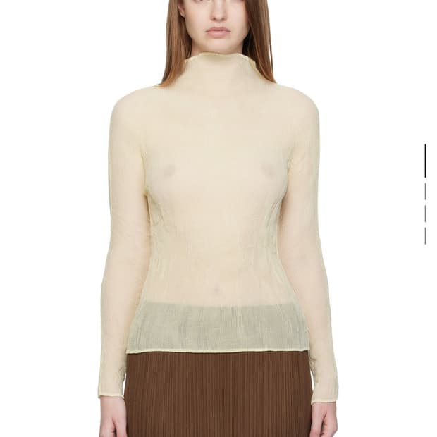 Issey miyake pleats top