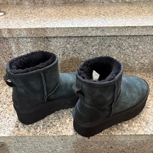 어그 플랫폼 블랙 Ugg platform black