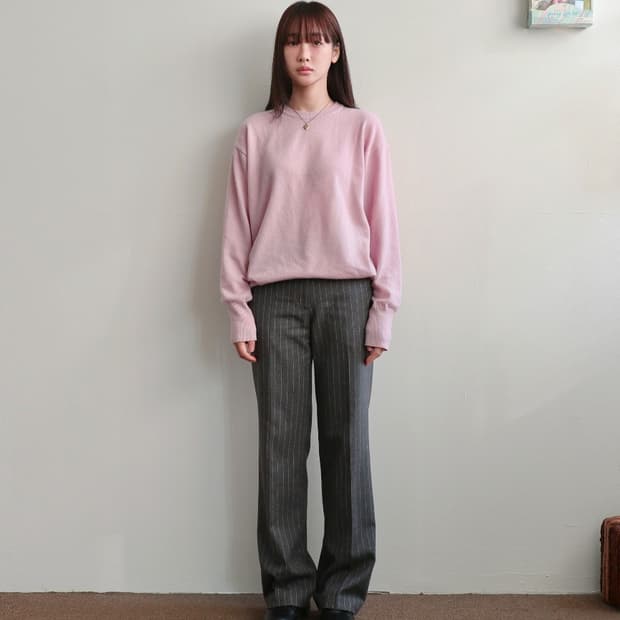 Maeil slacks stripe (grey / 1size)