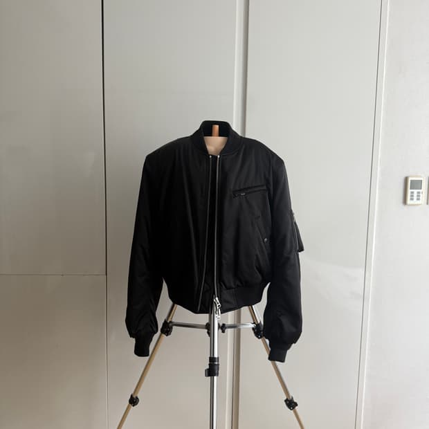 토니웩 크롭 패디드 블루종 항공점퍼 ma-1 봄버 자켓 M