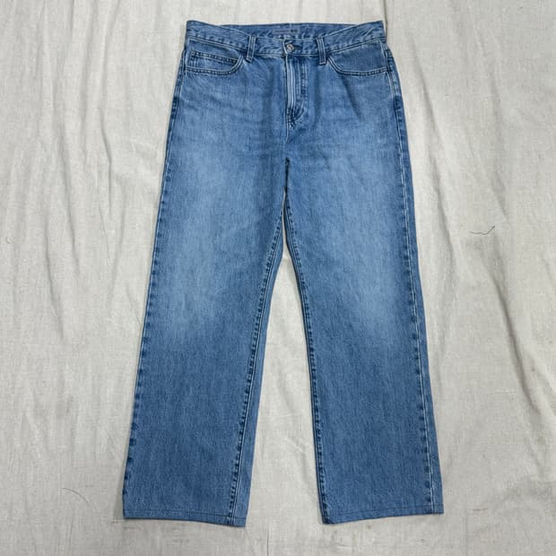 유니클로 jw 앤더슨 중청 스트레이트 데님팬츠 71(31)