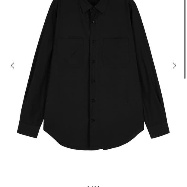 repose silky pocket shirts, black