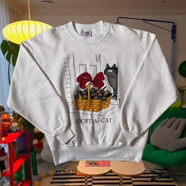 프린팅 스웻셔츠 Made in U.S.A (Man M) AB1286