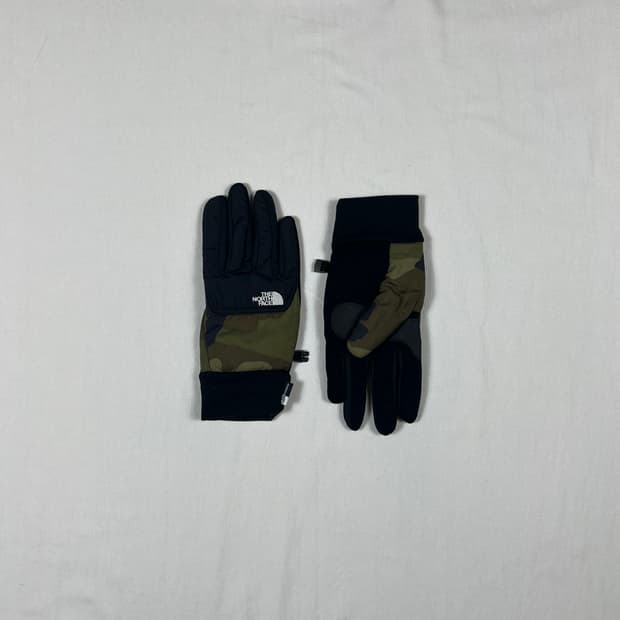 노스페이스 north face tnf 로고 카모 글러브 장갑