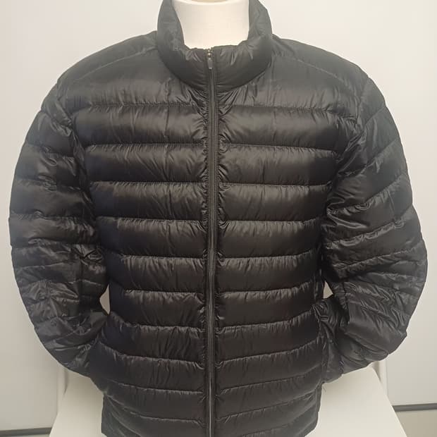 [XXL/110] 신세계 정품 프렌치 다운 90:10 경량 패딩 (블랙)