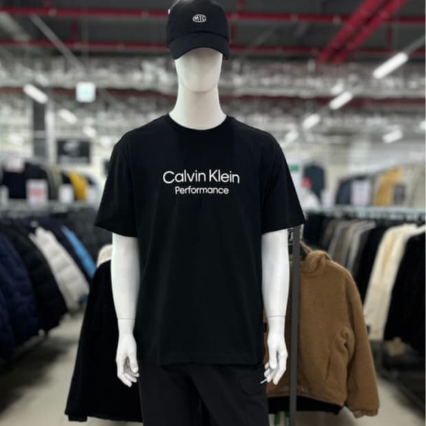 남성) 25SS CALVIN KLEIN 퍼포먼스 반팔 티셔츠