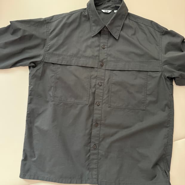 유니클로U 셔츠 XL 다크그레이