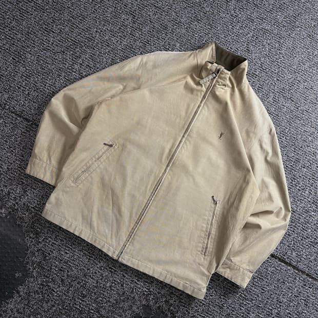 90s YSL 입생로랑 바라쿠다 블루종 자켓 4507