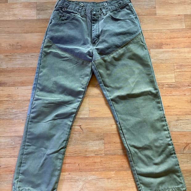 made in usa vtg wrangler 더블니 캔버스 워크팬츠