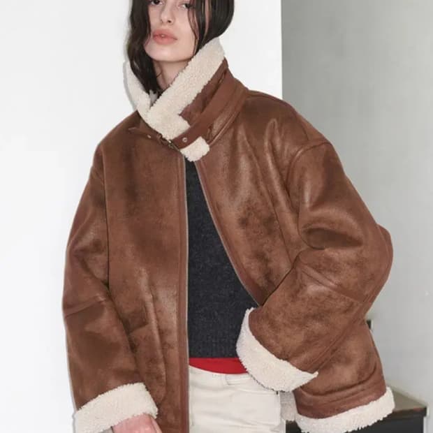 LOEUVRE 루에브르 24F/W 오버사이즈 리버시블 무스탕자켓(F)