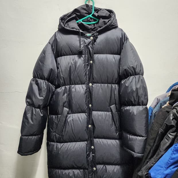 폴로 랄프로렌 하단로고 다운 롱패딩