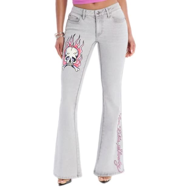 에드하디 부츠컷 플래어 데님 팬츠