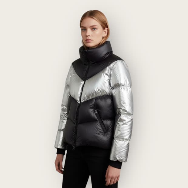 S/ 맥케이지 Jess 나일론 구스다운 패딩점퍼