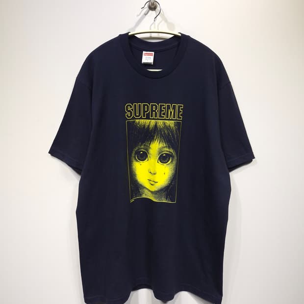 24ss 슈프림 x 마가렛 킨 티어드롭 티셔츠 네이비