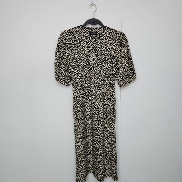 [A.P.C 아페쎄] 90 55 여 레오파드원피스 반팔원피스