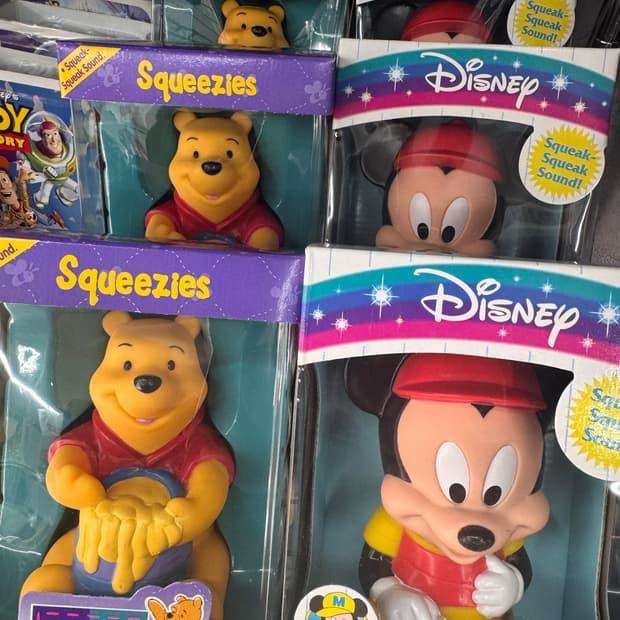 빈티지 피규어 데드스탁 푸 미키마우스 