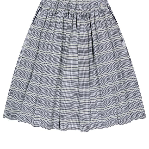 코이세이오 와이드셔링스커트 네이비