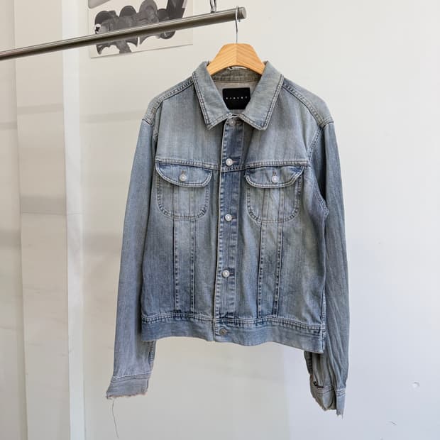 SISLEY 데님 자켓