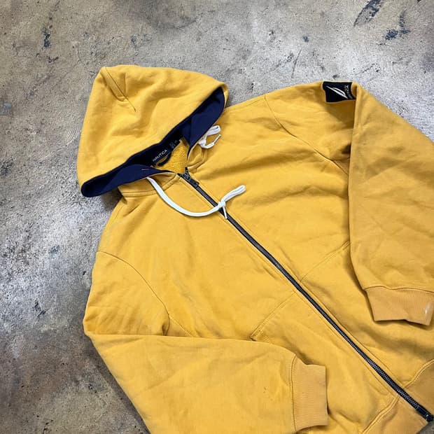 [정품/XS] 노티카 옐로우 후드집업 b14