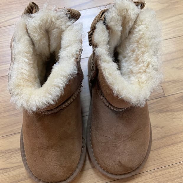 UGG 키즈 어그 부츠 165mm 브라운