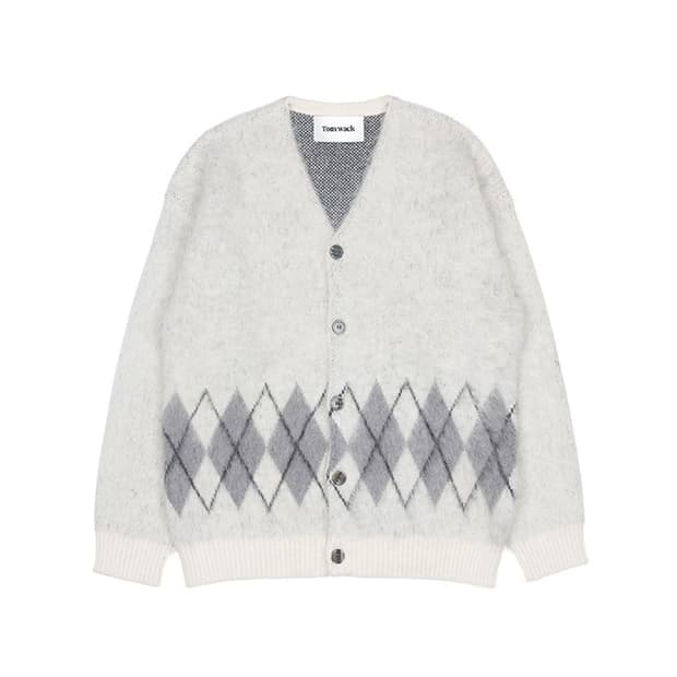 토니웩 모헤어 가디건 에크루 m