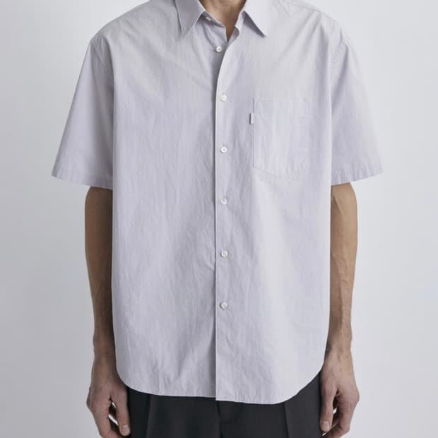 포터리 코튼 타입라이터 컴포트 반팔셔츠