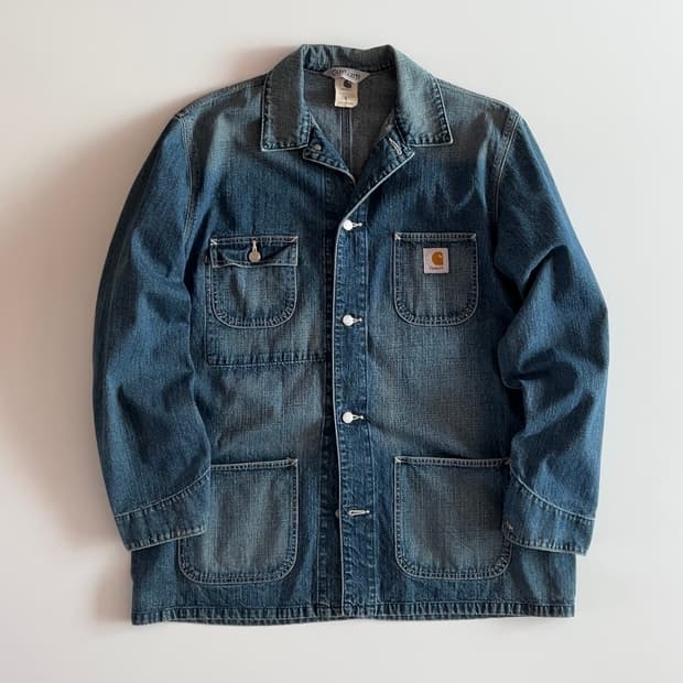 00s 칼하트 데님 워크 자켓 XXL