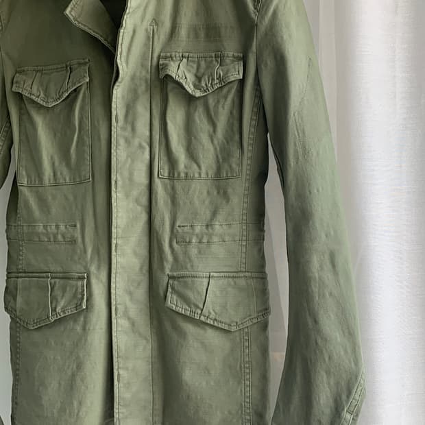 Khaki military jacket
