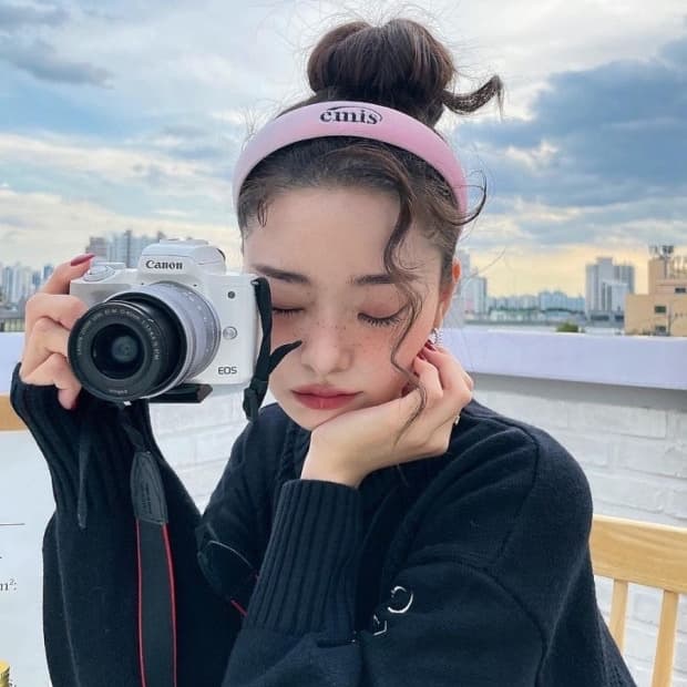 emis 이미스 핑크 벨벳 헤어밴드