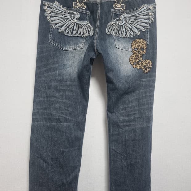 Vanson Leather denim pants