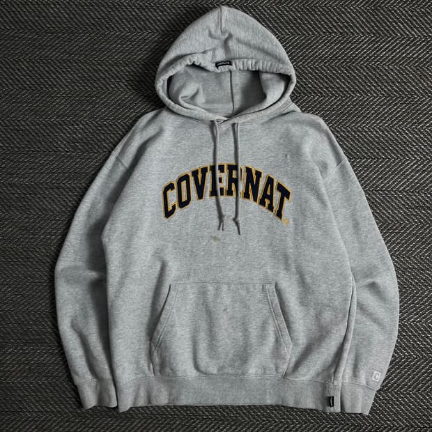 커버낫 빅로고 박시핏 후드 티셔츠 o 3193