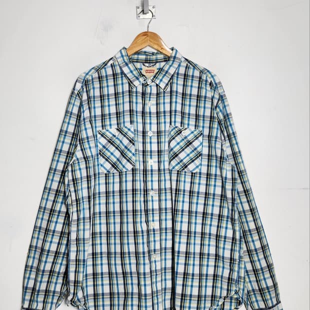 리바이스 체크 웨스턴 셔츠