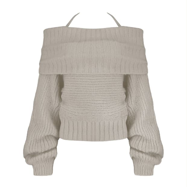 클리시어 팔레트 니트 라떼