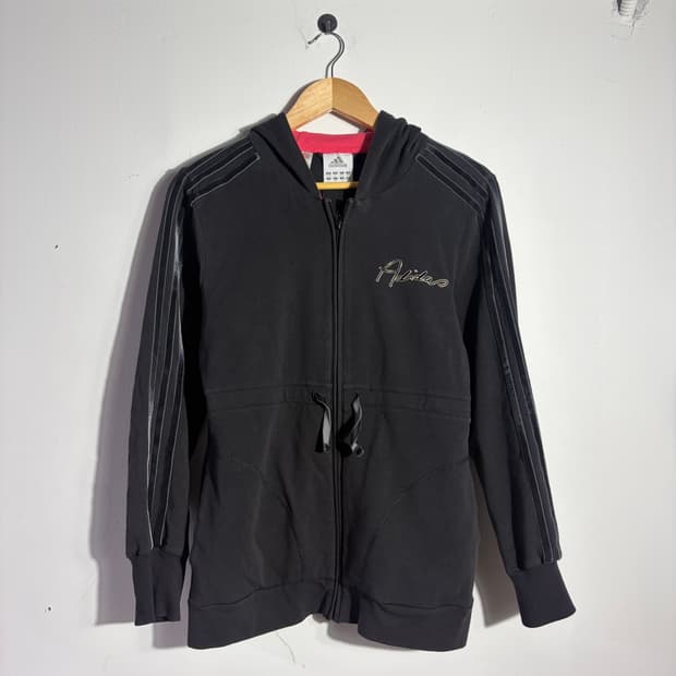 아디다스 블랙 후드집업 (무료배송)