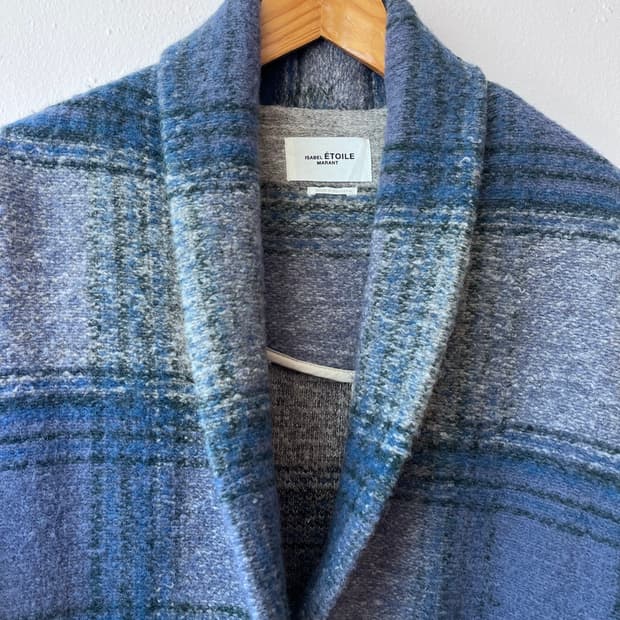 이자벨 마랑 에뚜왈 여성 롱울체크코트 0사이즈