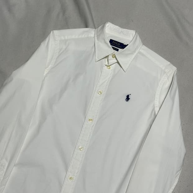 2 폴로랄프로렌 여성용 클래식핏 화이트 셔츠