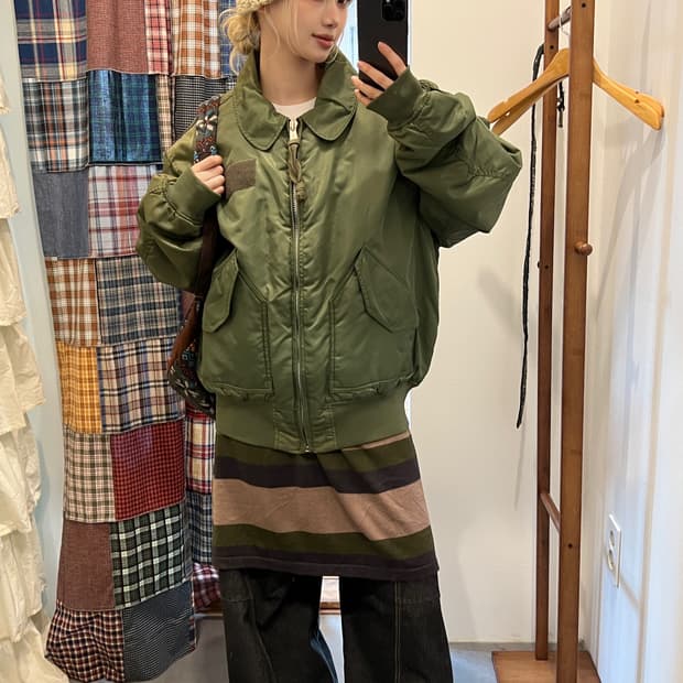 Levi’s 카키 공항점퍼