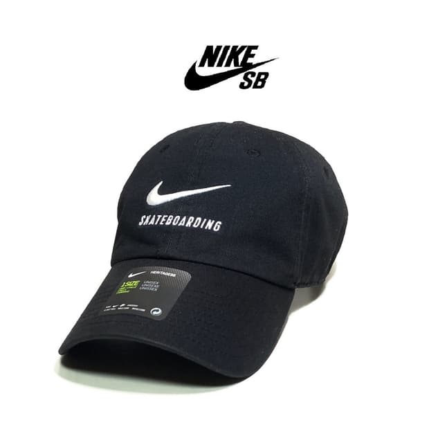 NIKE 나이키 헤리티지86 스케이트보딩 퓨추라 SB 블랙 볼캡 모자