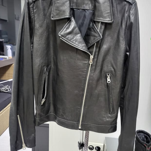 (새제품세일)천연양가죽 라이더자켓
